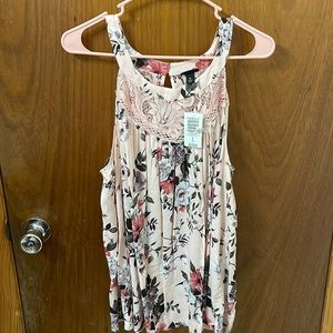 Torrid Lace Tank Top Size 12, NWT.